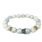 Bracelet femme reine howlite.